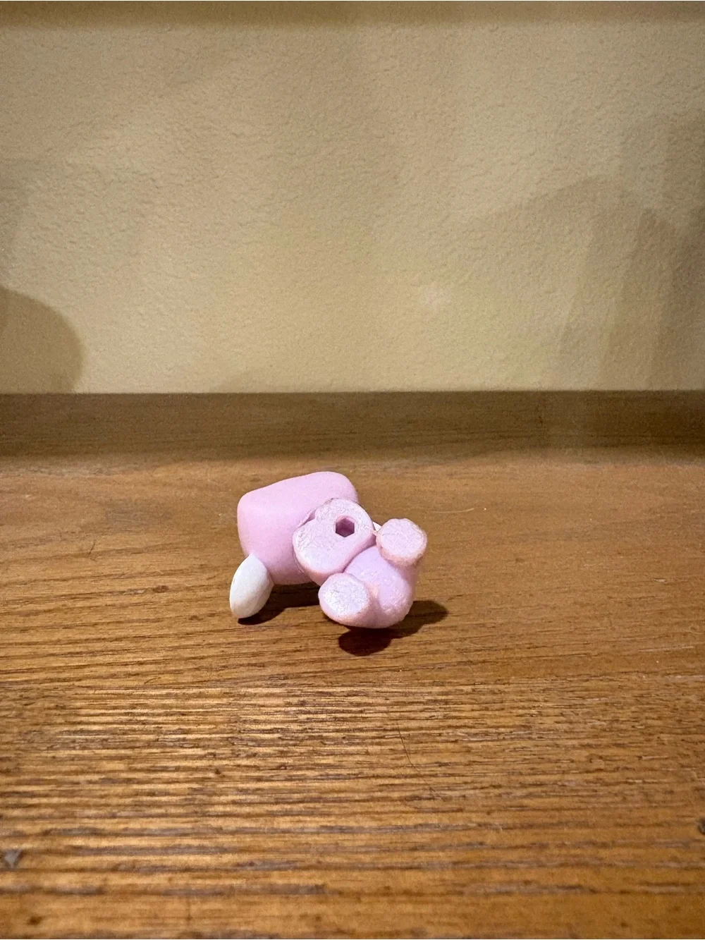 Littlest Pet Shop Pink Mouse Head with Green Eyes